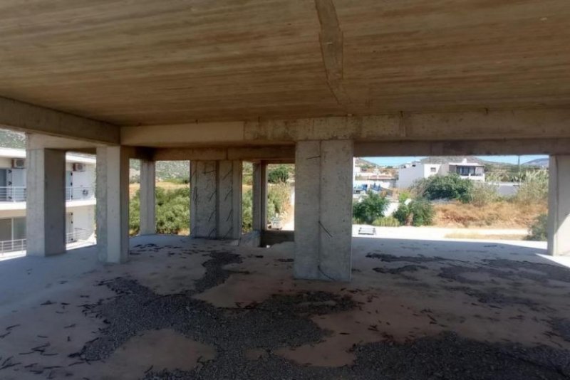 Makry Gialos Freistehendes, unfertiges Haus mit herrlichem Meerblick in einem schönen Resort - Rohbau Haus kaufen